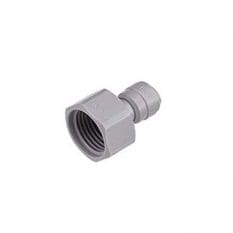 Belsőmenetes egyenes bekötő-idom 1/4"x3/4", Quick (kék)