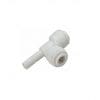 Tömlős, "T" elosztó bekötő-idom 1/4"x1/4"x1/4", Quick, aszimmetrikus