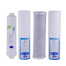Szűrőkészlet Ro-Traditional víztisztítóhoz ezüsttel és KDF-fel, 4 db