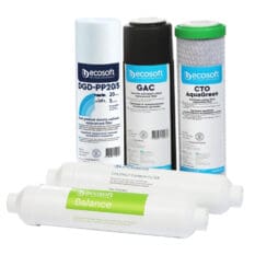 Szűrőkészlet Ecosoft P’URE Balance víztisztítóhoz 5 szűrős készlet