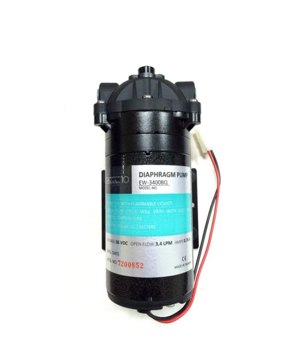 Nagyteljesítményű RO nyomásfokozó pumpa, 4 liter/perc (adapter nékül), 36V (400-600GPD)