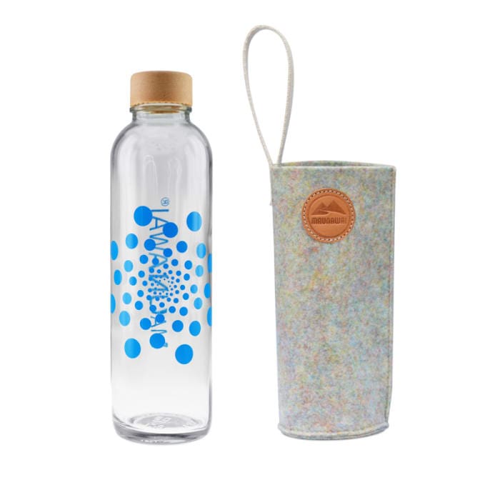 Maunawai üvegpalack palackvédővel - homok